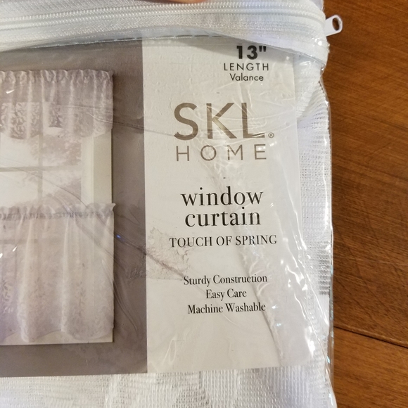 NWT SKL Home Window Curtain Valance - Picture 4 of 10